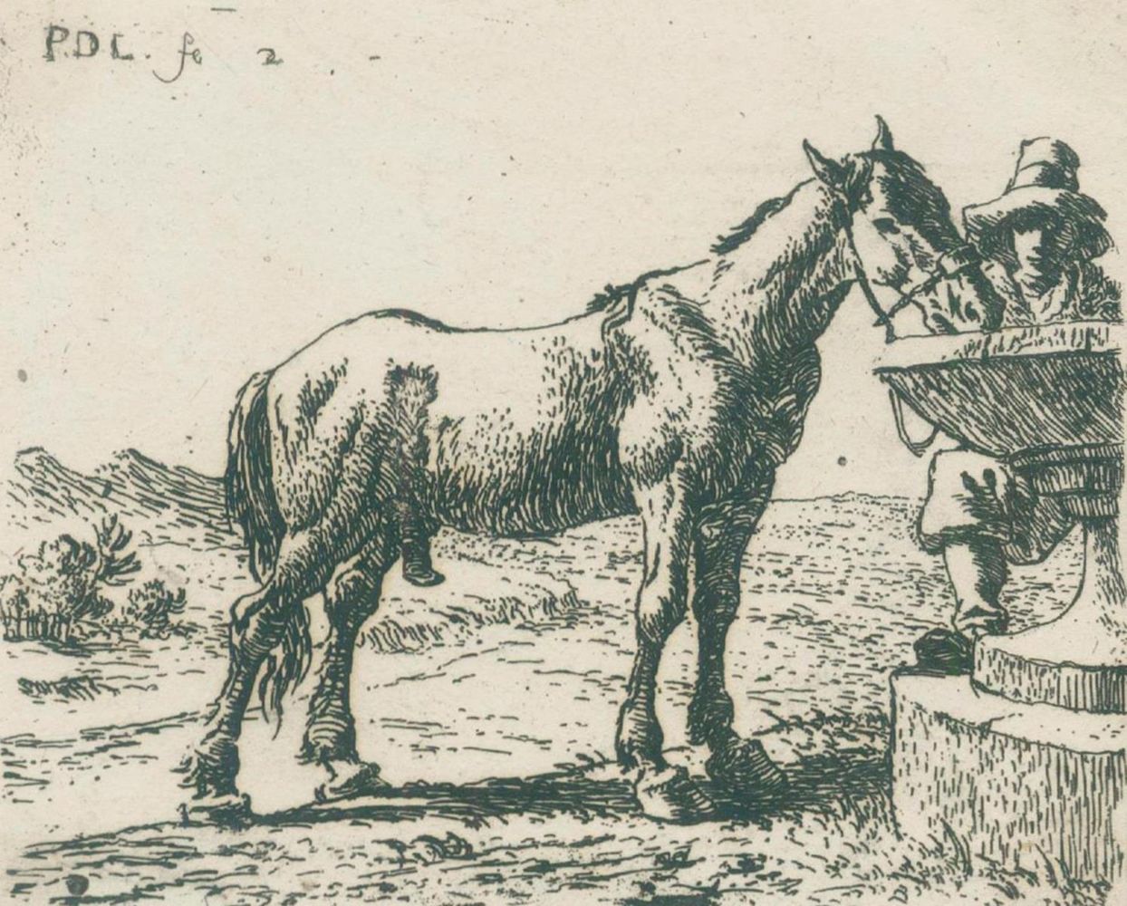 Große Abbildung Nr.1: 133-3779 Laer, Pieter Jacobsz van: (Künstlergraphik)