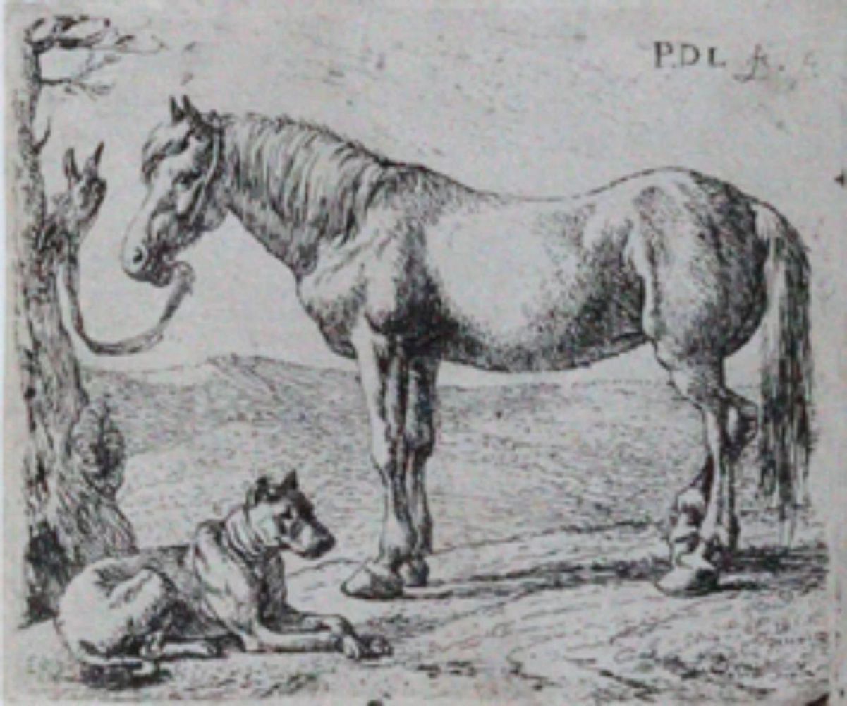 Große Abbildung Nr.3: 133-3779 Laer, Pieter Jacobsz van: (Künstlergraphik)