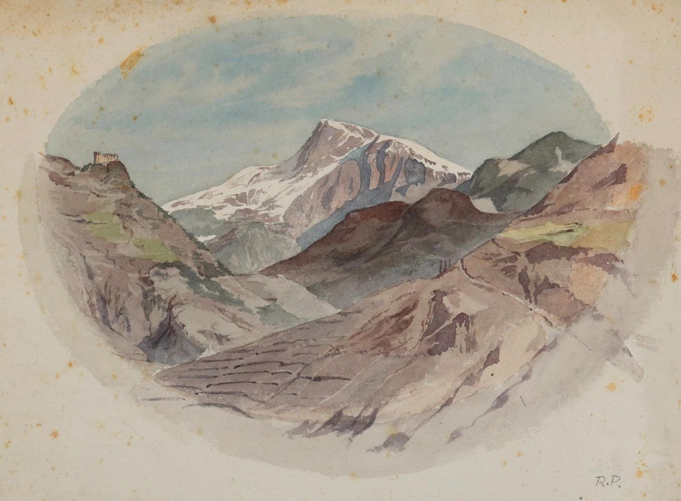 Große Abbildung Nr.4: 133-3783 Landschaften.: (Künstlergraphik)