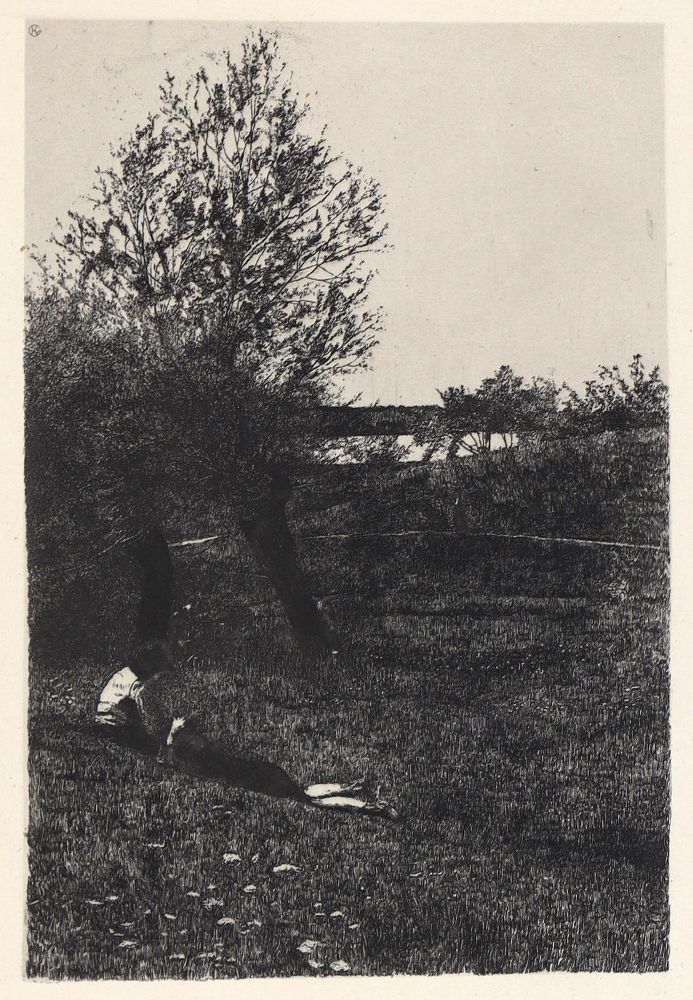 Große Abbildung Nr.1: 133-3793 Leibl, Wilhelm: (Künstlergraphik)