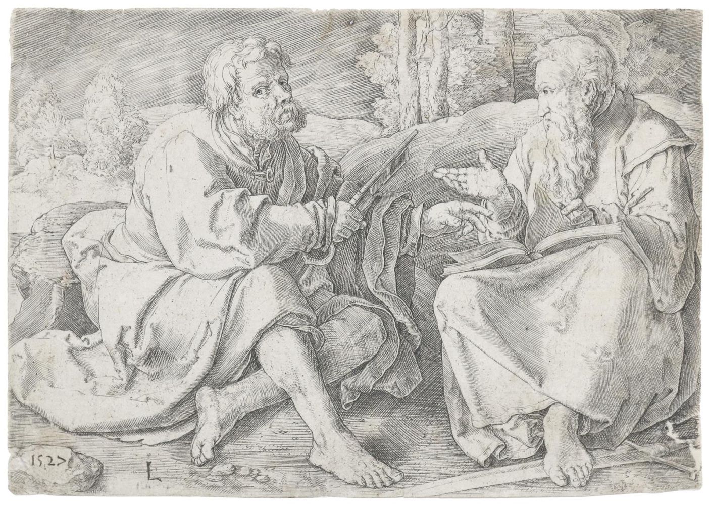 Große Abbildung Nr.1: 133-3798 Leyden, Lucas van: (Künstlergraphik)