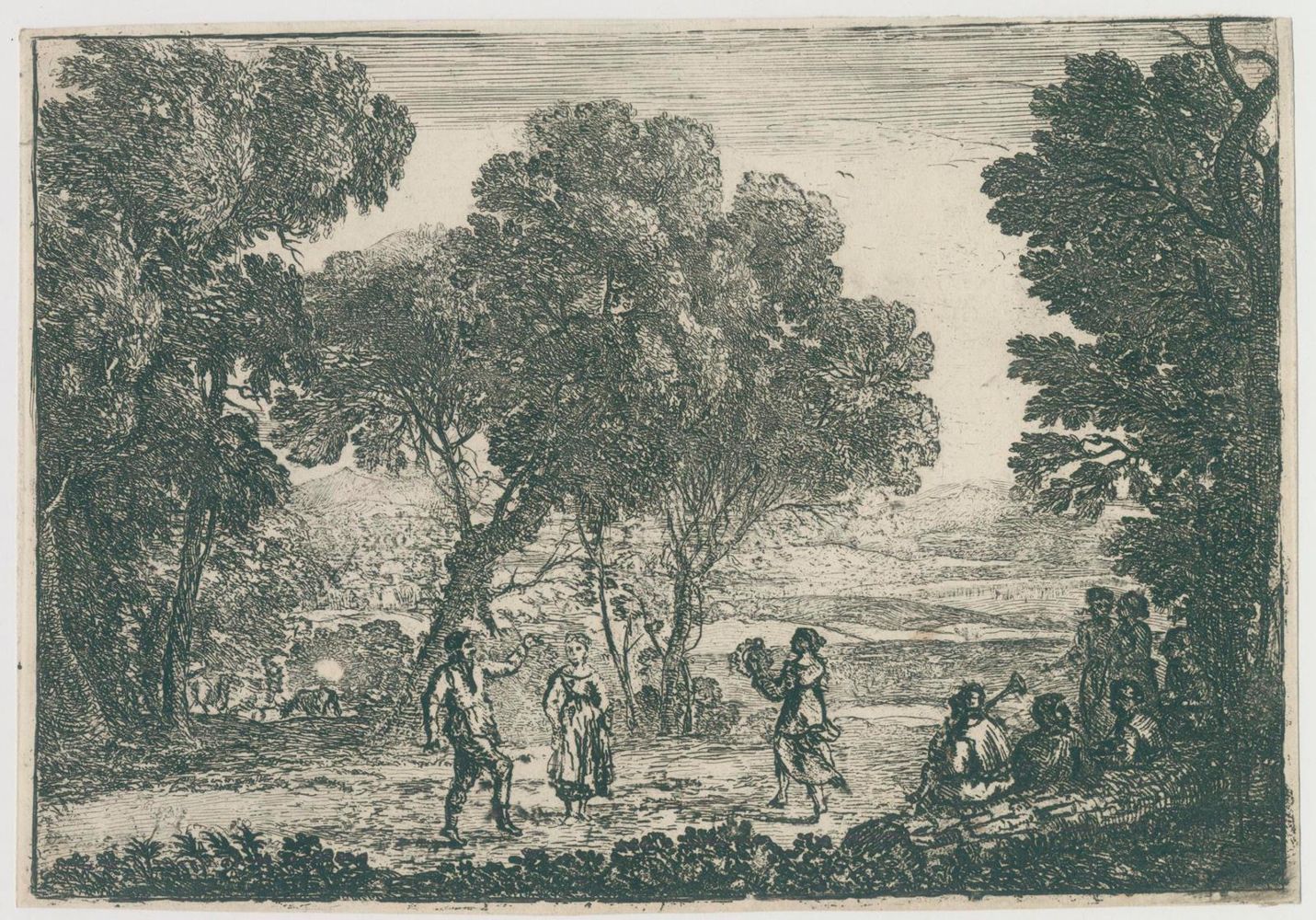 Große Abbildung Nr.1: 133-3810 Lorrain, Claude (d.i. Claude Gellée: (Künstlergraphik)