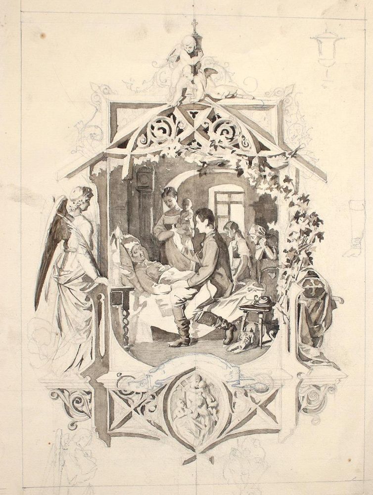 Große Abbildung Nr.1: 133-3823 Machold, Joseph: (Künstlergraphik)