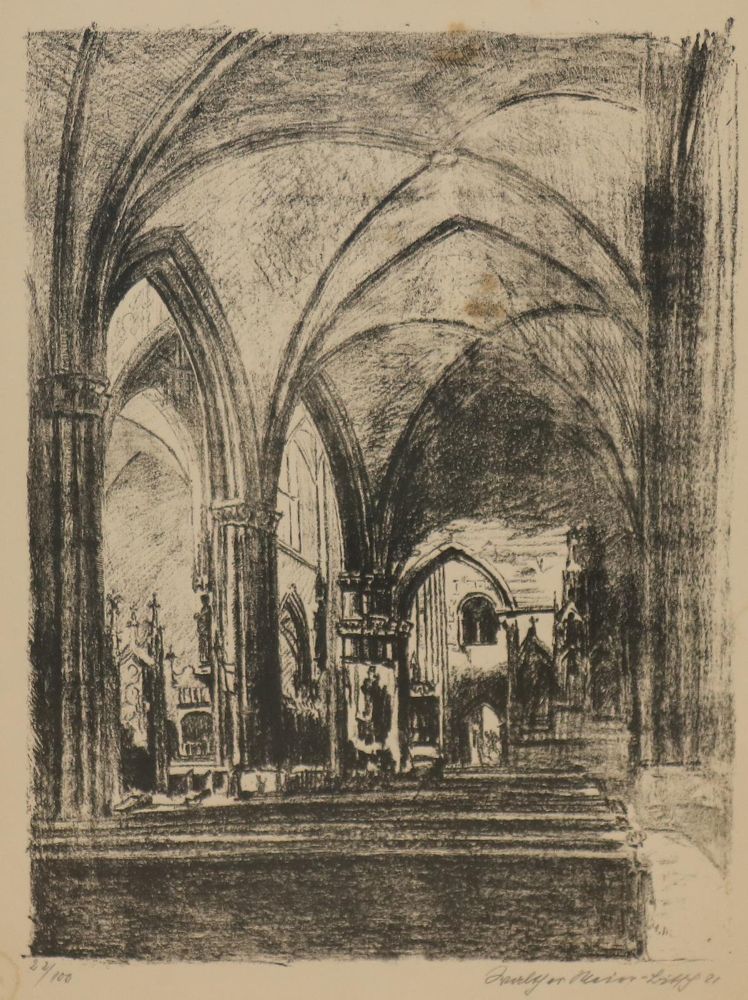 Große Abbildung Nr.2: 133-3843 Meier-Bitsch, Walther: (Künstlergraphik)