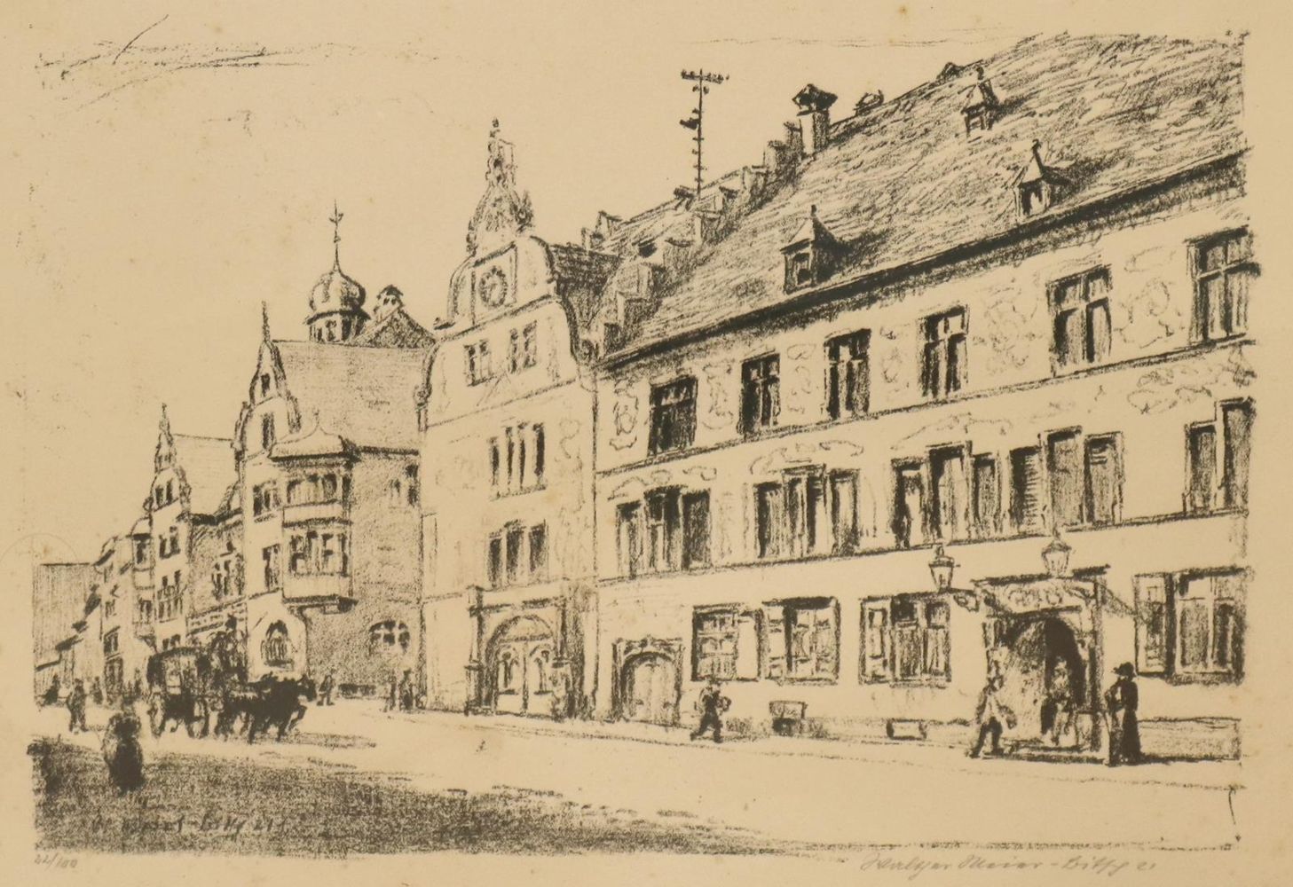 Große Abbildung Nr.3: 133-3843 Meier-Bitsch, Walther: (Künstlergraphik)