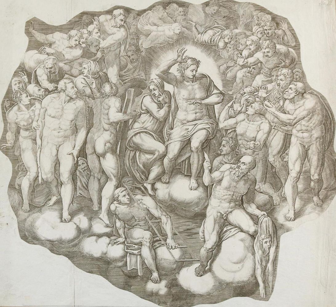 Große Abbildung Nr.2: 133-3852 Michelangelo Buonarroti: (Künstlergraphik)