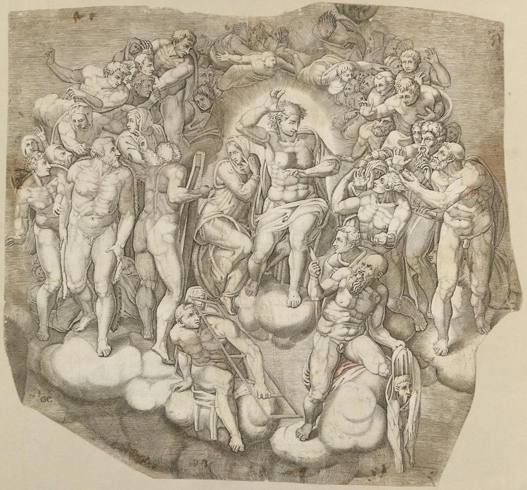 Große Abbildung Nr.3: 133-3852 Michelangelo Buonarroti: (Künstlergraphik)