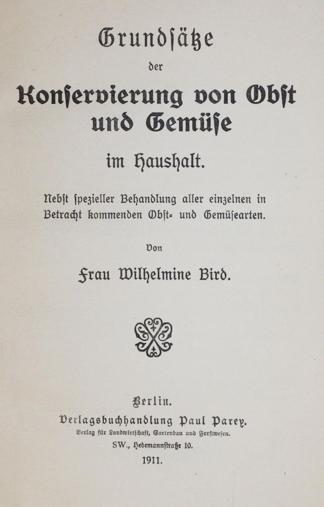 Große Abbildung Nr.1: 133-386 Dietrich,F.G.: (Küche und Haushalt, Haushalt, Konservierung)