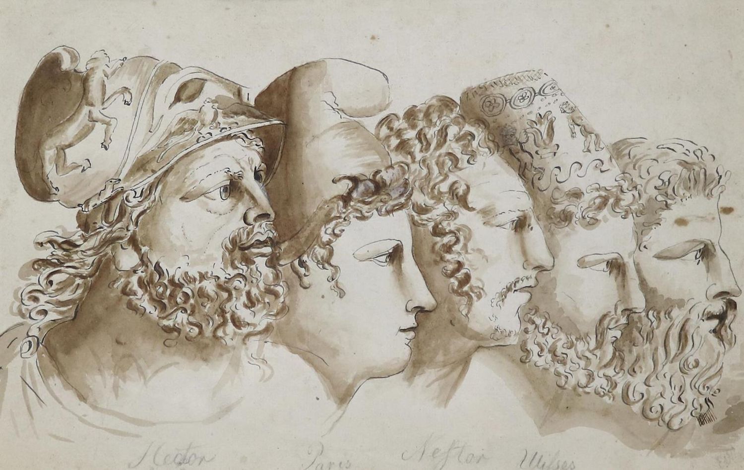 Große Abbildung Nr.1: 133-3886 Tischbein, Johann Heinrich Wilhelm: (Künstlergraphik, Odysseus)
