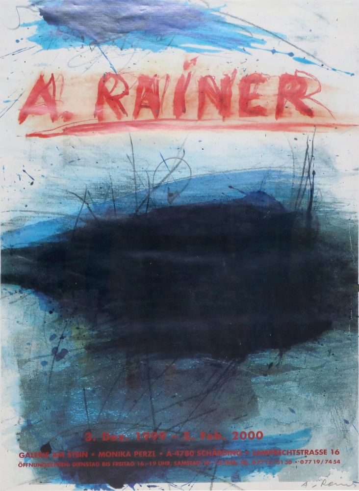 Große Abbildung Nr.1: 133-3942 Rainer, Arnulf: (Künstlergraphik)