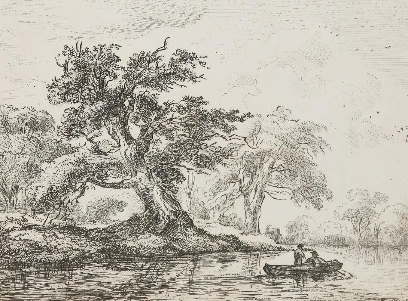 Große Abbildung Nr.1: 133-4015 Ruisdael, Jacob Isaackszoon: (Künstlergraphik)