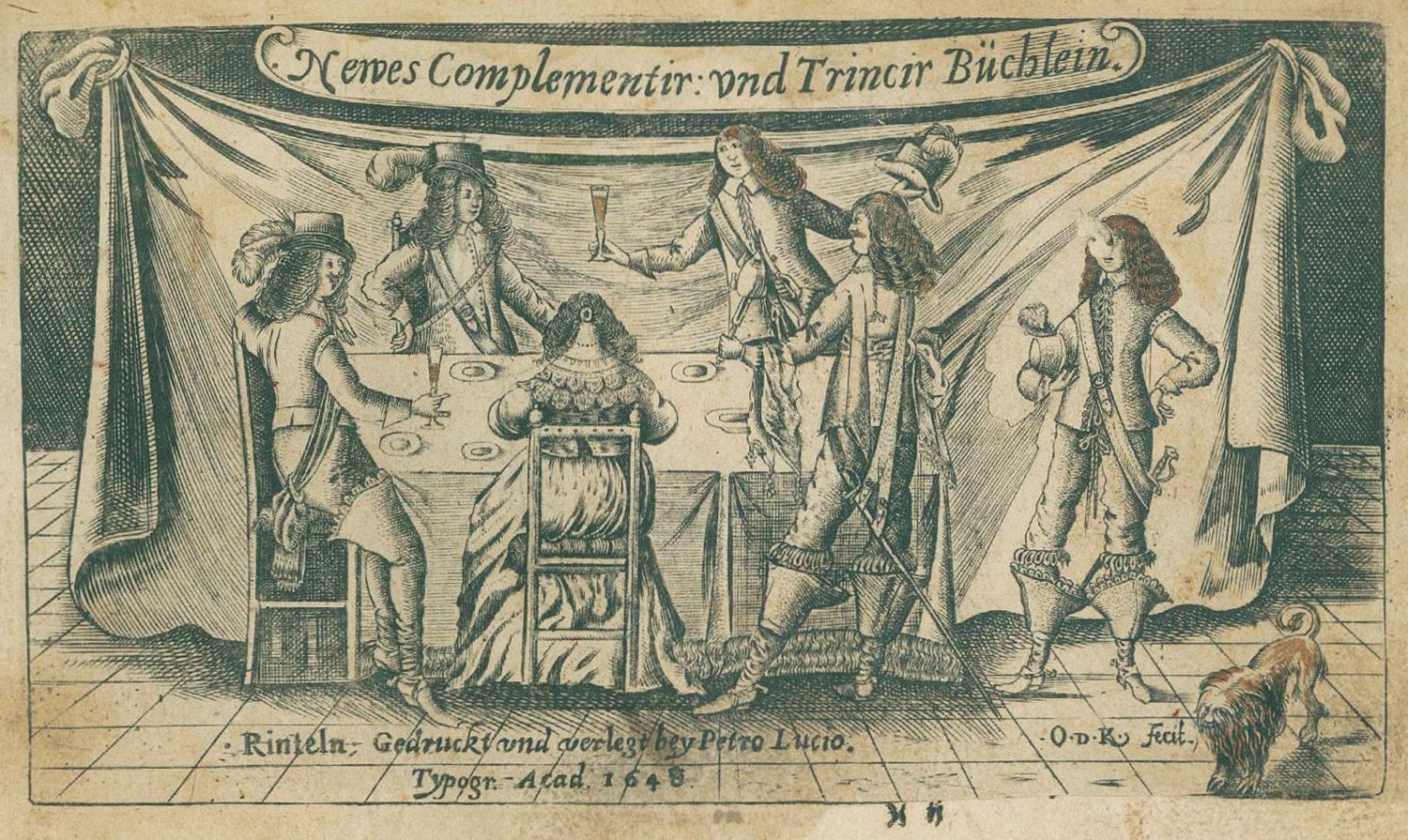 Große Abbildung Nr.2: 133-405 Complementier Büchlein, Höfliches und Vermehrtes,: (Küche und Haushalt, Kochbücher)