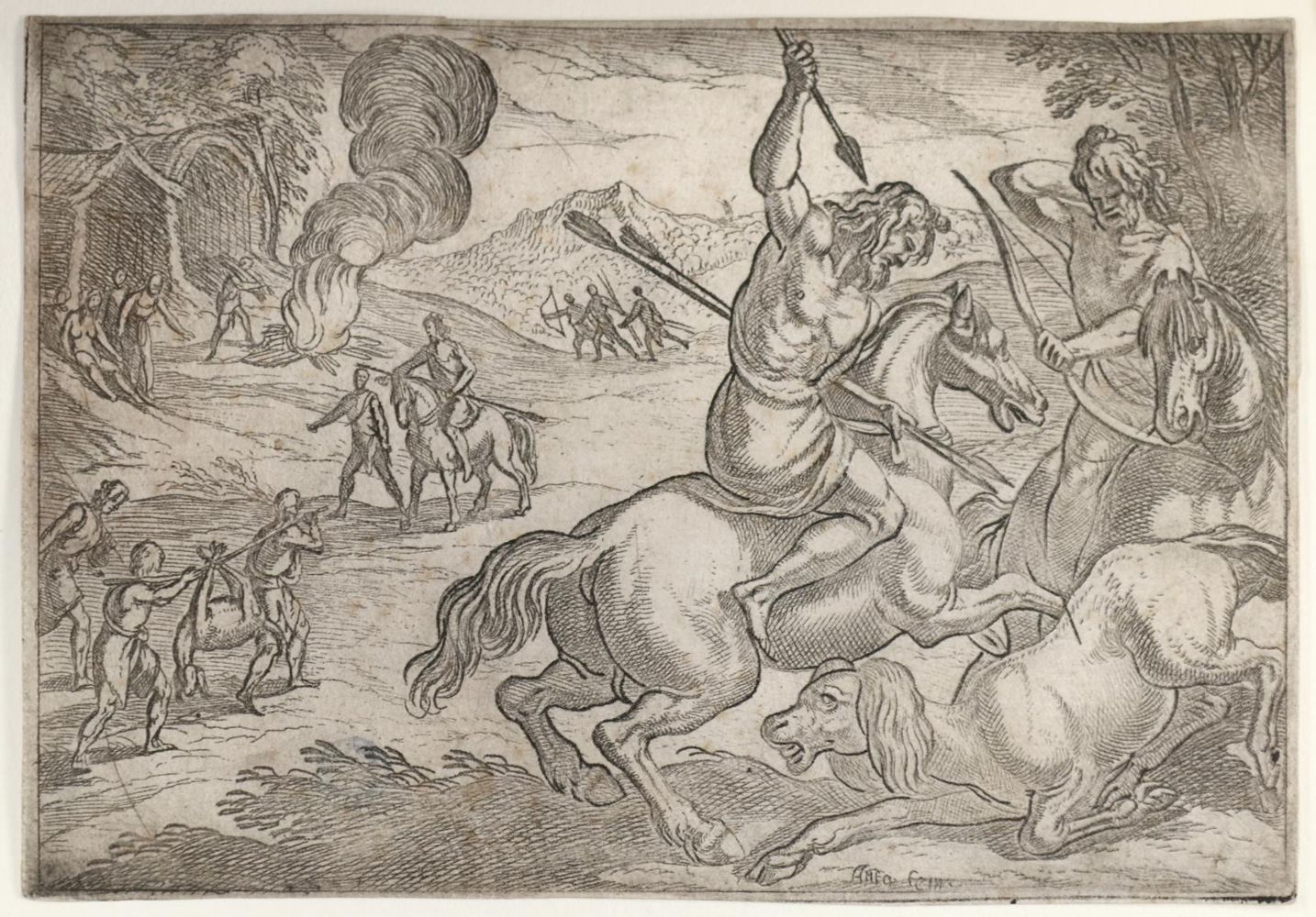 Große Abbildung Nr.1: 133-4122 Tempesta, Antonio: (Künstlergraphik)