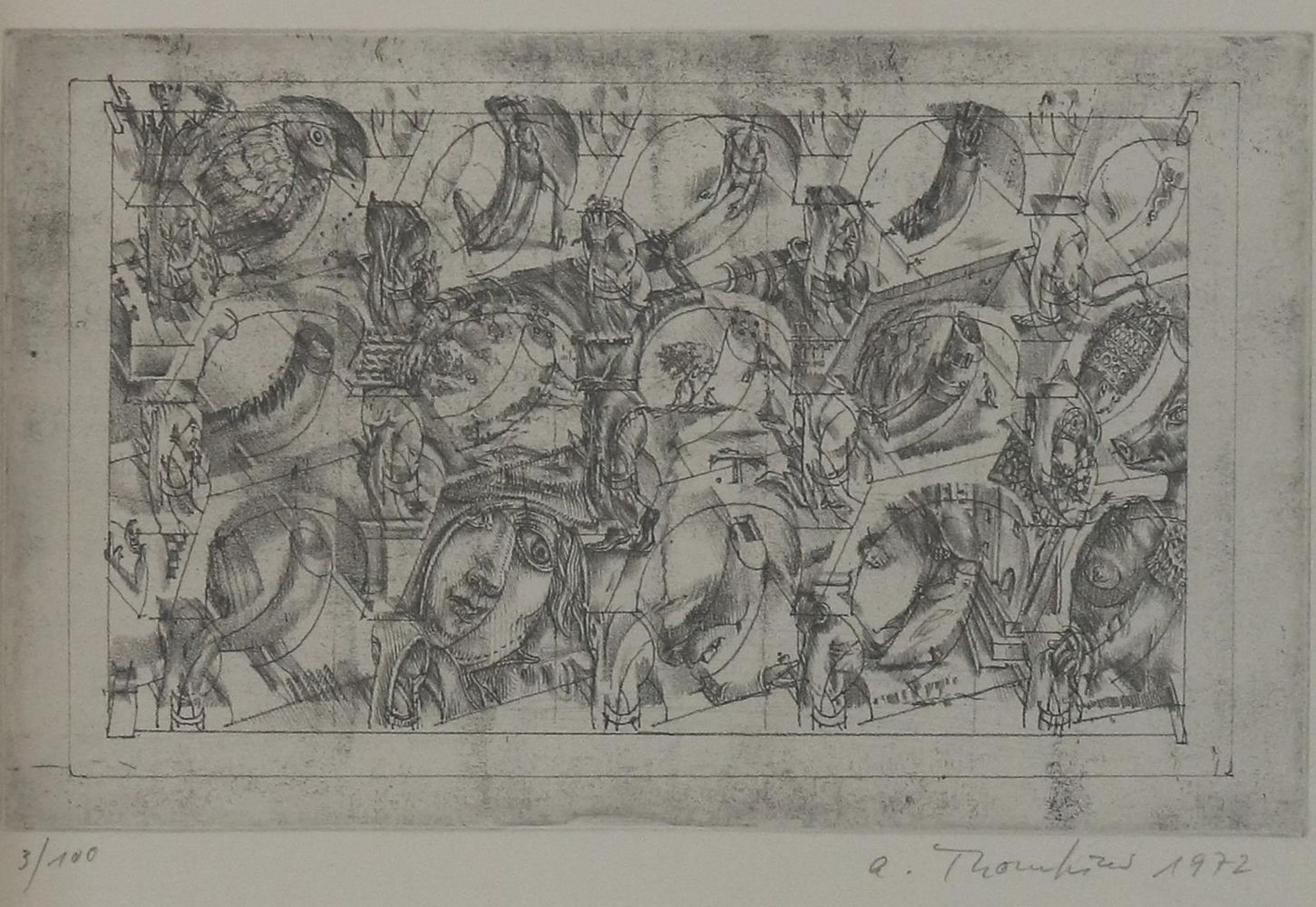 Große Abbildung Nr.1: 133-4138 Thomkins, Andre: (Künstlergraphik)