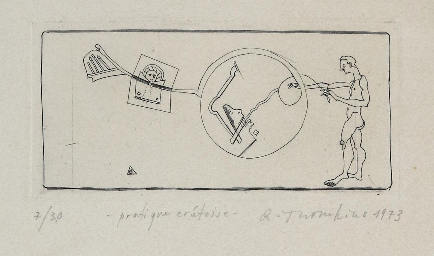 Große Abbildung Nr.1: 133-4139 Thomkins, Andre: (Künstlergraphik)