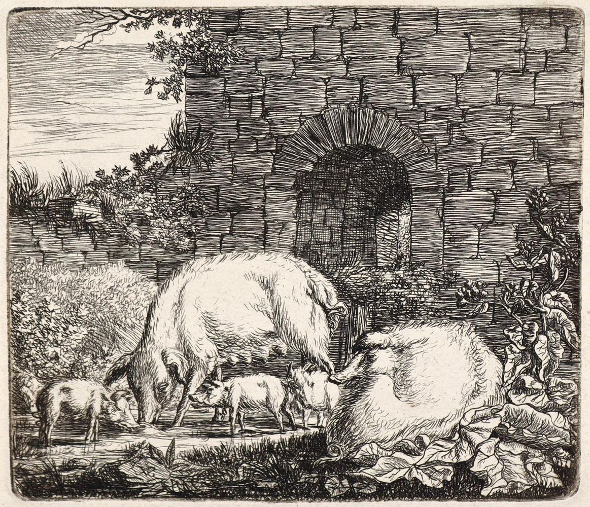 Große Abbildung Nr.1: 133-4191 Vittinghoff, Carl von: (Künstlergraphik)