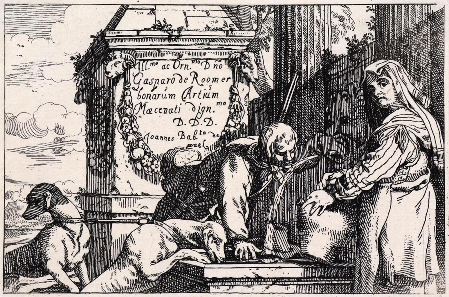 Große Abbildung Nr.1: 133-4202 Wael, Jan Baptiste de: (Künstlergraphik)