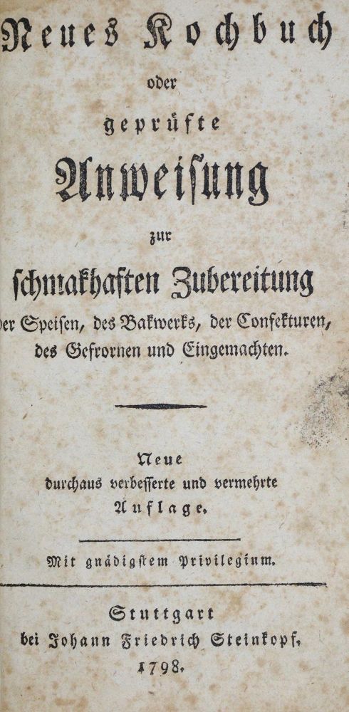 Große Abbildung Nr.1: 133-431 (Löffler,F.L.).: (Küche und Haushalt, Kochbücher)