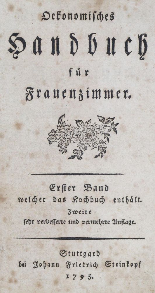 Große Abbildung Nr.1: 133-433 (Löffler,F.L.).: (Küche und Haushalt, Kochbücher)