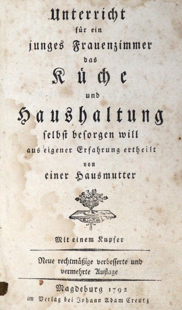 Große Abbildung Nr.2: 133-438 (Morgenstern-Schulze,J.K.).: (Küche und Haushalt, Kochbücher)