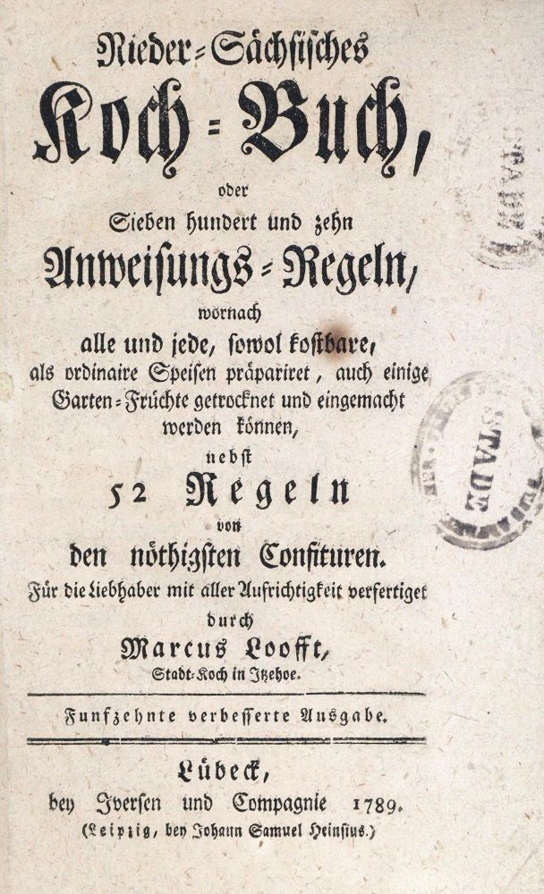 Große Abbildung Nr.2: 133-443 Loofft,M.: (Küche und Haushalt, Kochbücher, Niedersachsen)