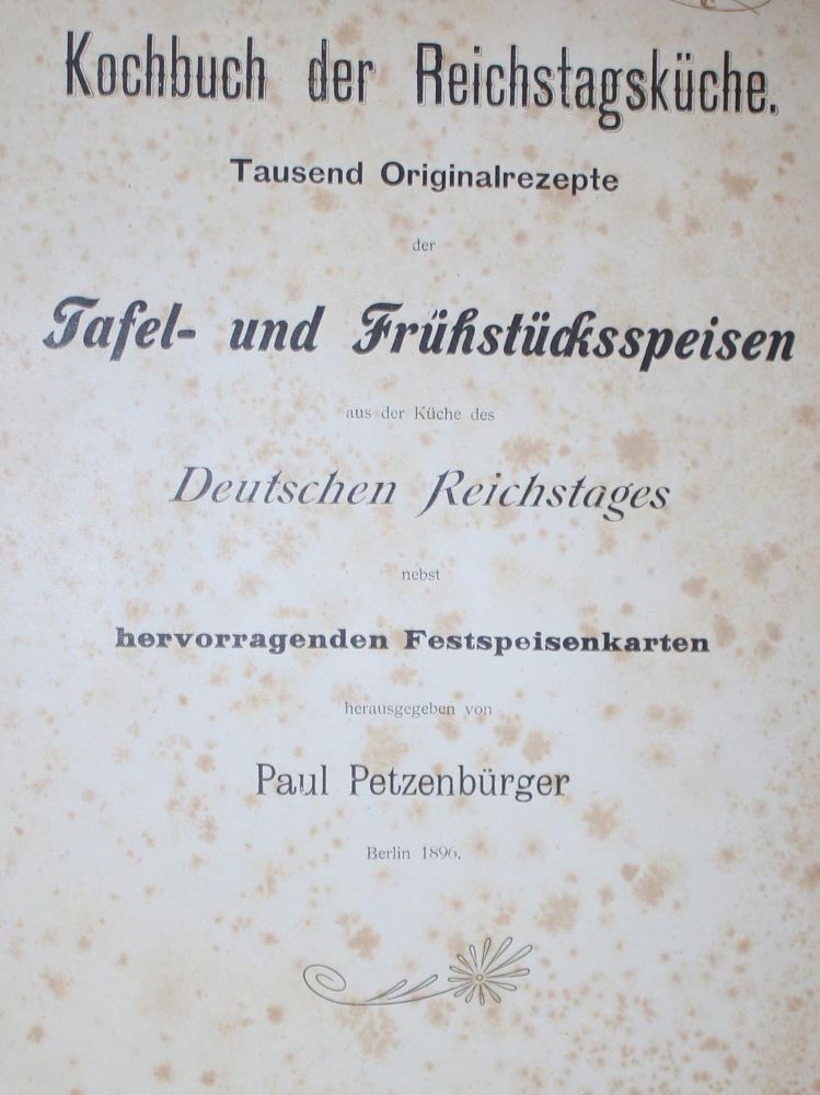 Große Abbildung Nr.1: 133-445 Petzenbürger,P. (Hrsg.).: (Küche und Haushalt, Kochbücher)