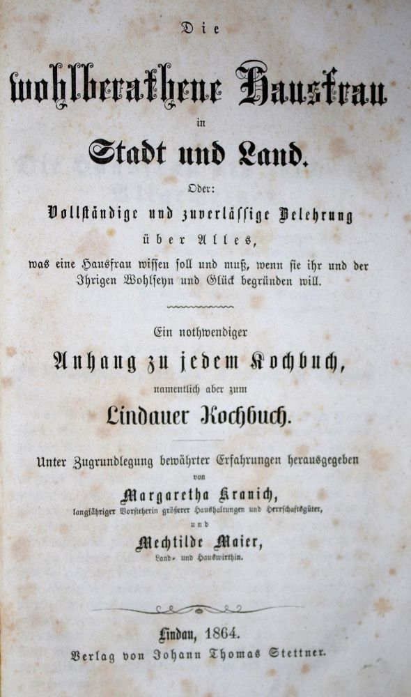 Große Abbildung Nr.1: 133-449 Rytz,L.: (Küche und Haushalt, Kochbücher)