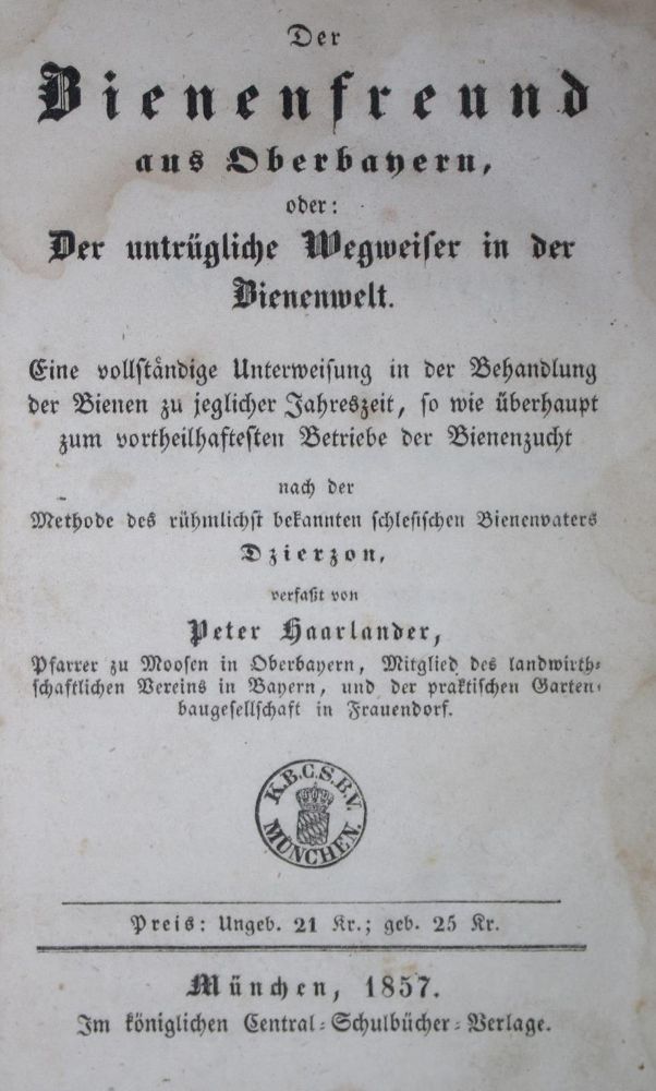 Große Abbildung Nr.1: 133-469 Haarlander,P.: (Land- und Forstwirtschaft, Tierhaltung, Imkerei)