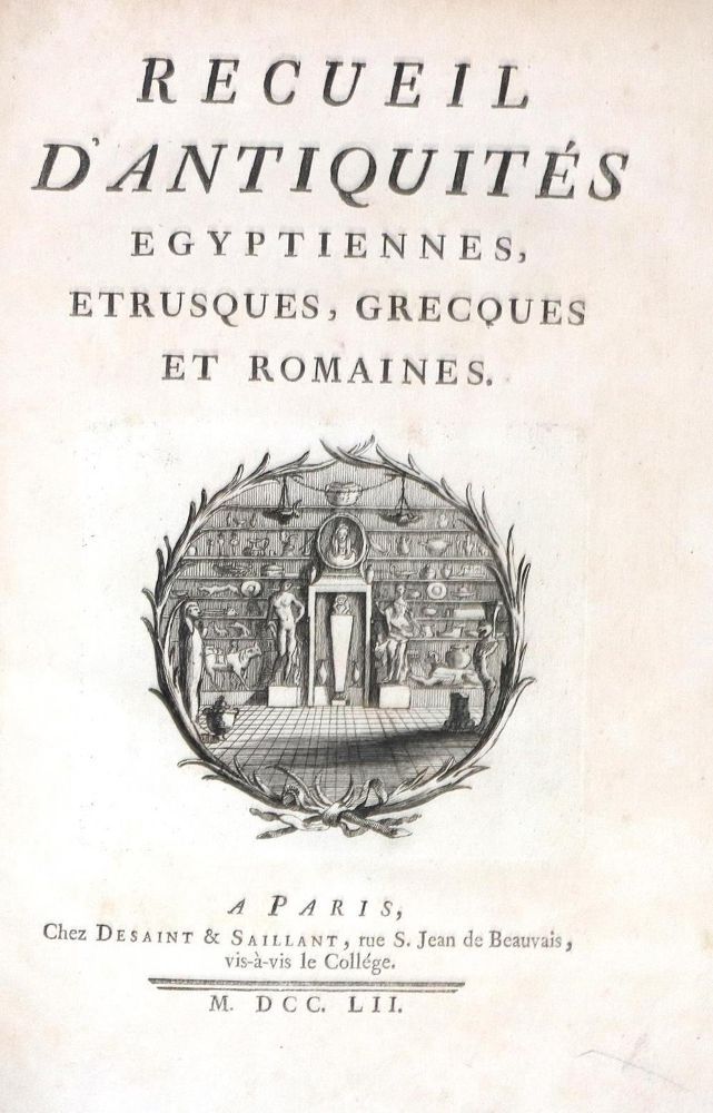 Große Abbildung Nr.1: 133-471 (Caylus,A.C.P.).: (Archäologie)
