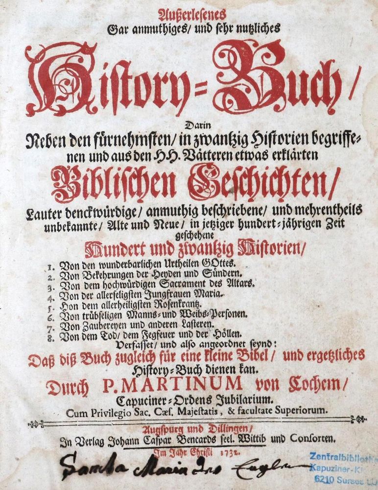Große Abbildung Nr.2: 133-50 Cochem,M.v.: (Alte Drucke, Handschriften und Theologie)