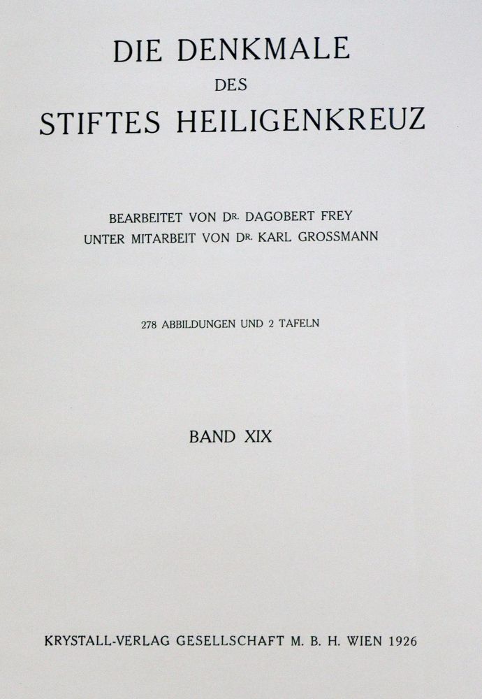 Große Abbildung Nr.1: 133-509 Frey,D. u. H.Tietze (Hrsg.).: (Österreich)