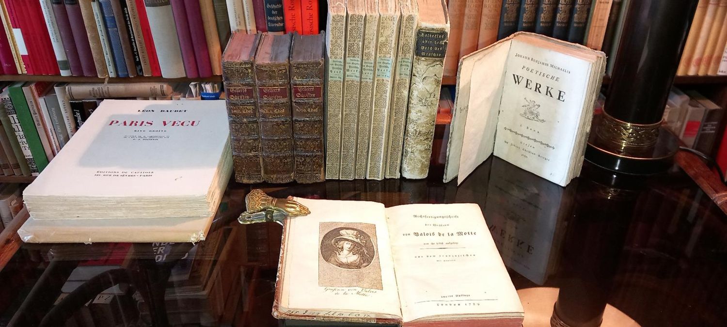 Große Abbildung Nr.13: 133-536 Bibliothek von Prof. Juergen Seuss: (Buchwesen)