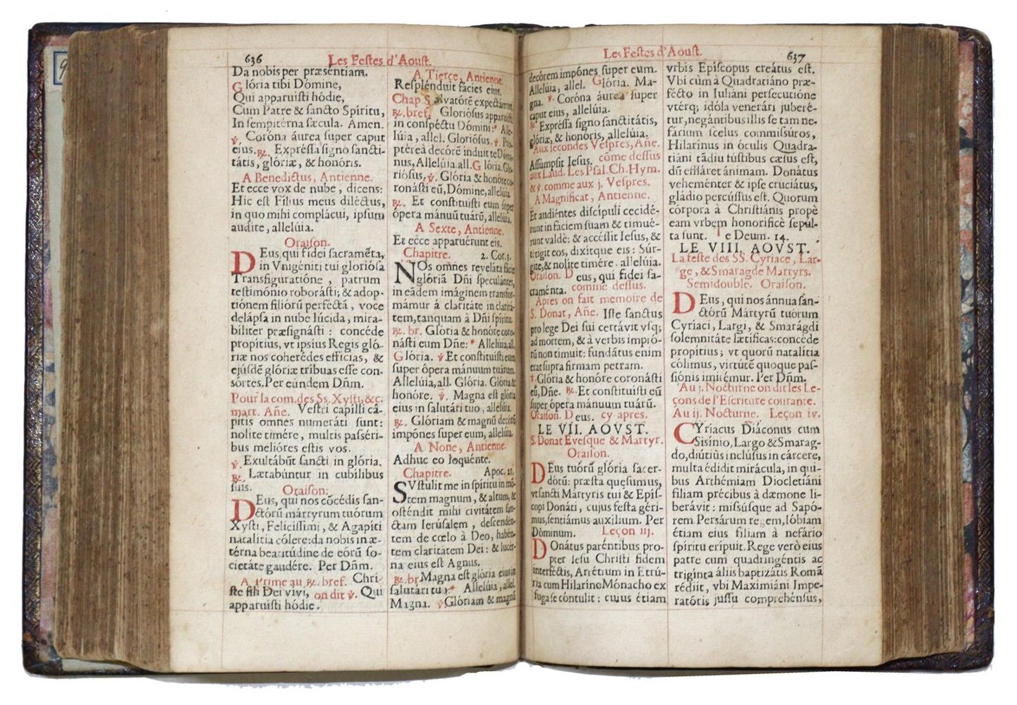 Große Abbildung Nr.2: 133-544 Weinroter Lederband: (Einband)