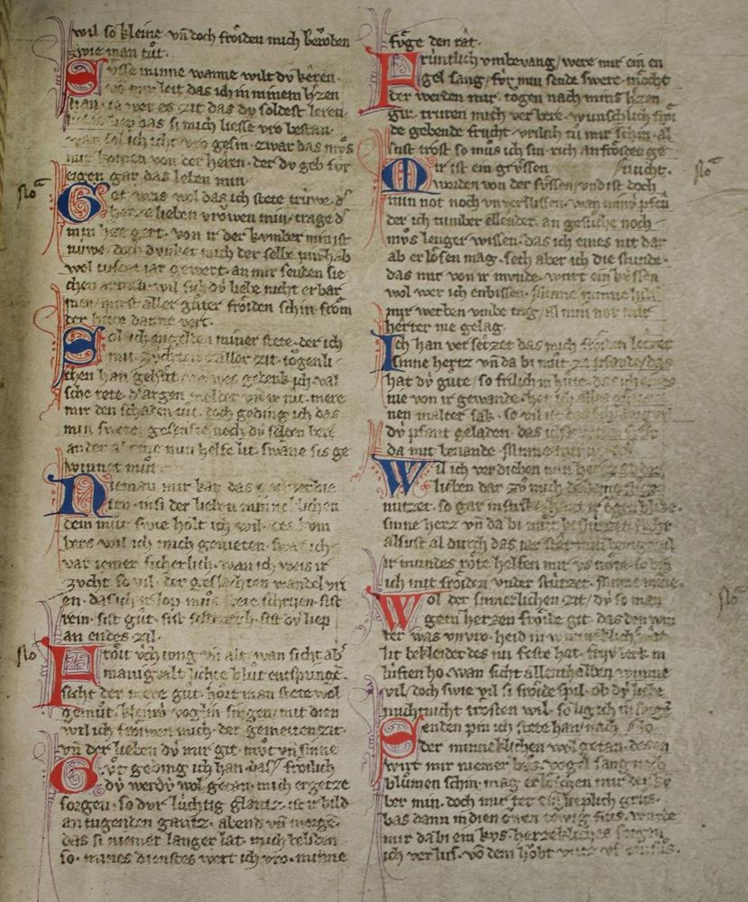 Große Abbildung Nr.2: 133-554 Codex Manesse.: (Faksimile)