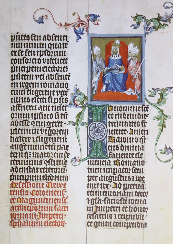 Große Abbildung Nr.1: 133-558 Goldene Bulle, Die.: (Faksimile)