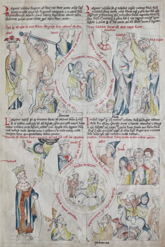 Große Abbildung Nr.2: 133-585 Wiener Biblia Pauperum, Die.: (Faksimile)