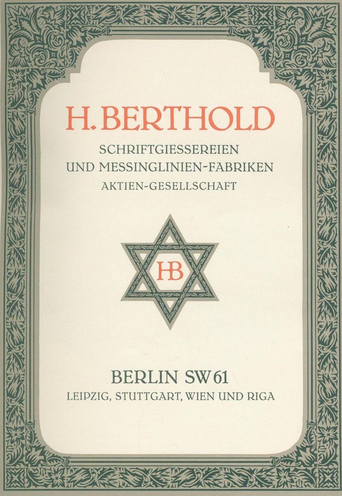 Große Abbildung Nr.2: 133-614 (Tscherkassy, Jos.): (Typographie und Kalligraphie)