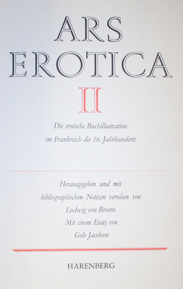 Große Abbildung Nr.2: 133-621 Brunn,L.v. (Hrsg.).: (Erotika - Galantes)