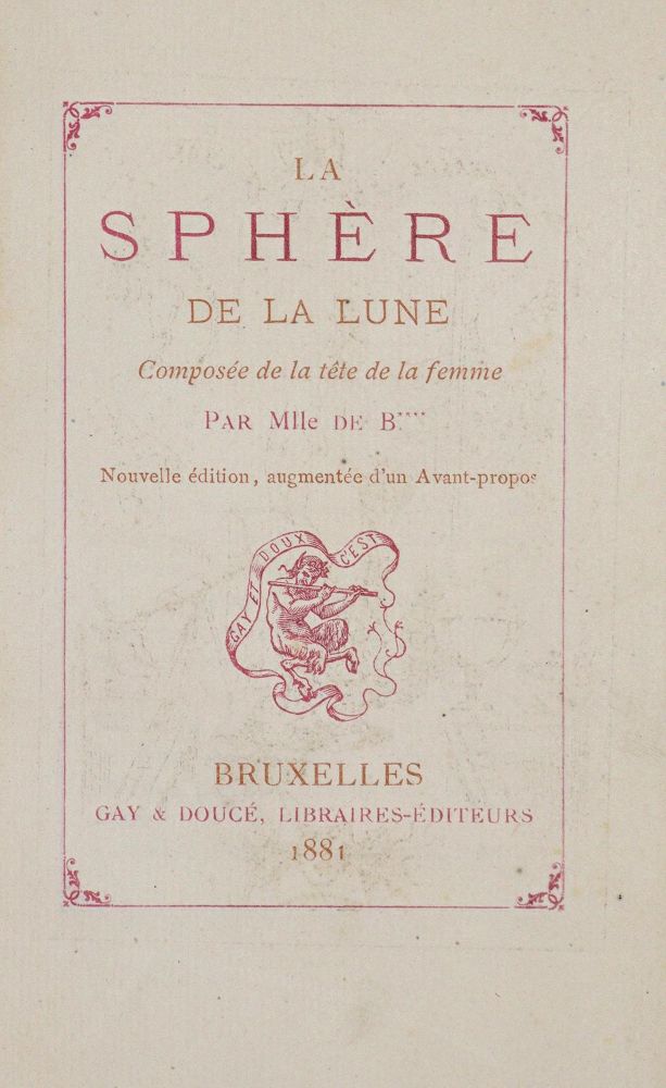 Große Abbildung Nr.2: 133-629 Sphere de la Lune, La.: (Erotika - Galantes, Rops)