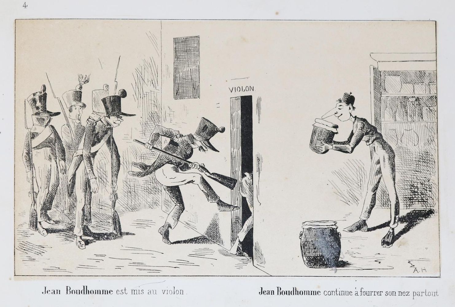Große Abbildung Nr.1: 133-642 Humbert,A.: (Karikatur)