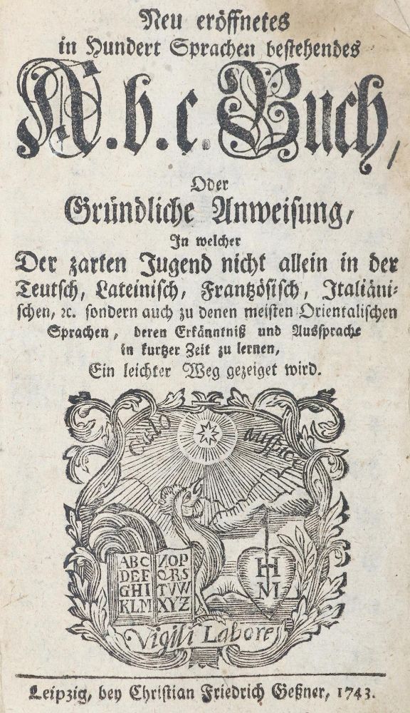 Große Abbildung Nr.1: 133-651 (Fritz, J. Fr.),: (ABC-Bücher)