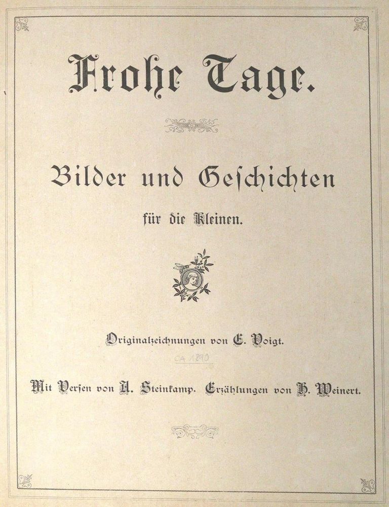 Große Abbildung Nr.1: 133-687 Steinkamp,A. u. H.Weinert.: (Kinder- und Jugendbücher)