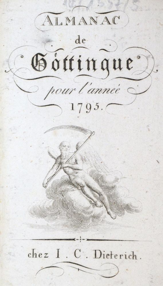 Große Abbildung Nr.1: 133-694 Almanac de Goettingue: (Almanache)