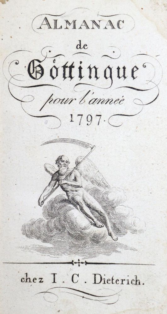 Große Abbildung Nr.4: 133-694 Almanac de Goettingue: (Almanache)