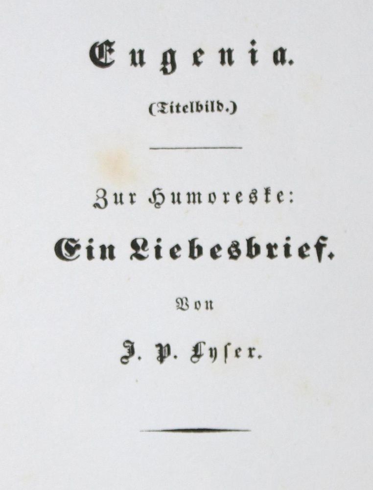 Große Abbildung Nr.3: 133-703 Gedenke mein!: (Almanache)