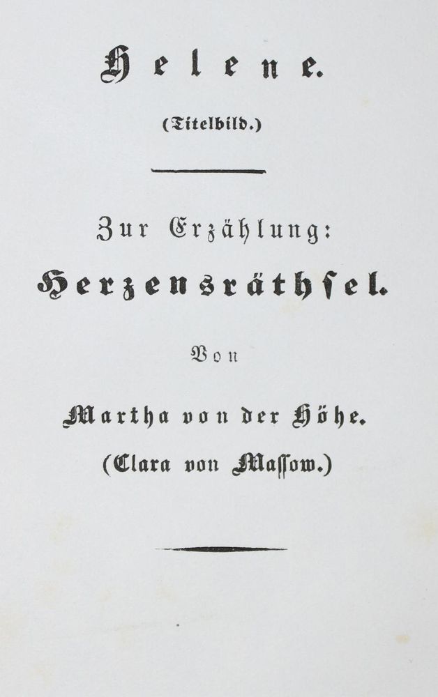 Große Abbildung Nr.3: 133-710 Gedenke mein!: (Almanache)