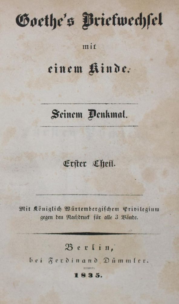 Große Abbildung Nr.1: 133-719 (Armin,B.v.).: (Literatur und illustrierte Bücher bis 19.Jahrhundert)