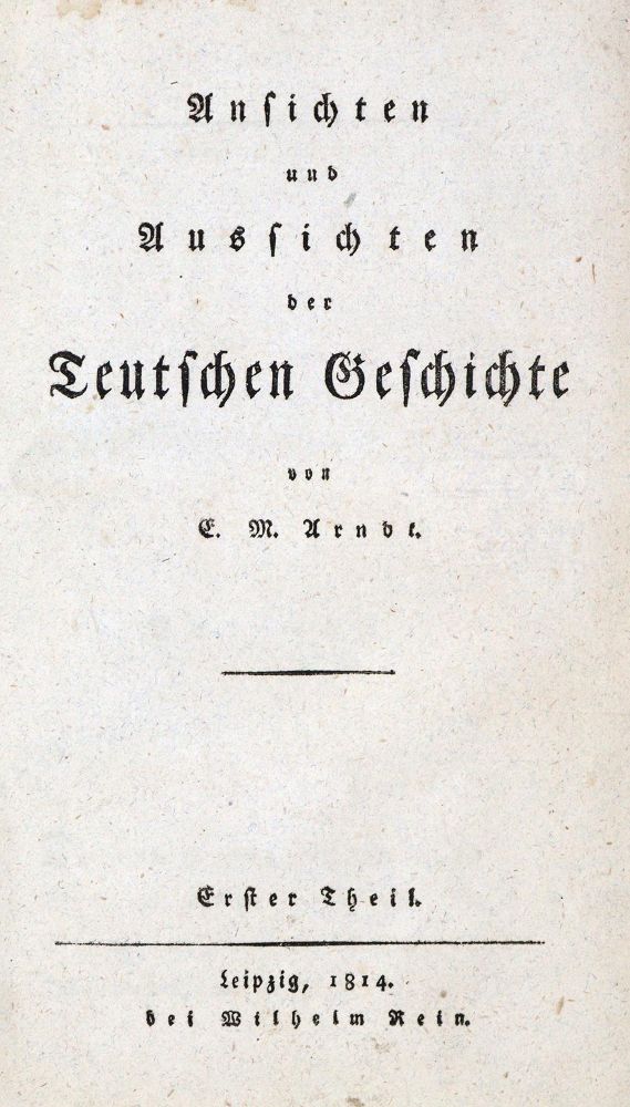 Große Abbildung Nr.2: 133-720 Arndt,E.M.: (Literatur und illustrierte Bücher bis 19.Jahrhundert)