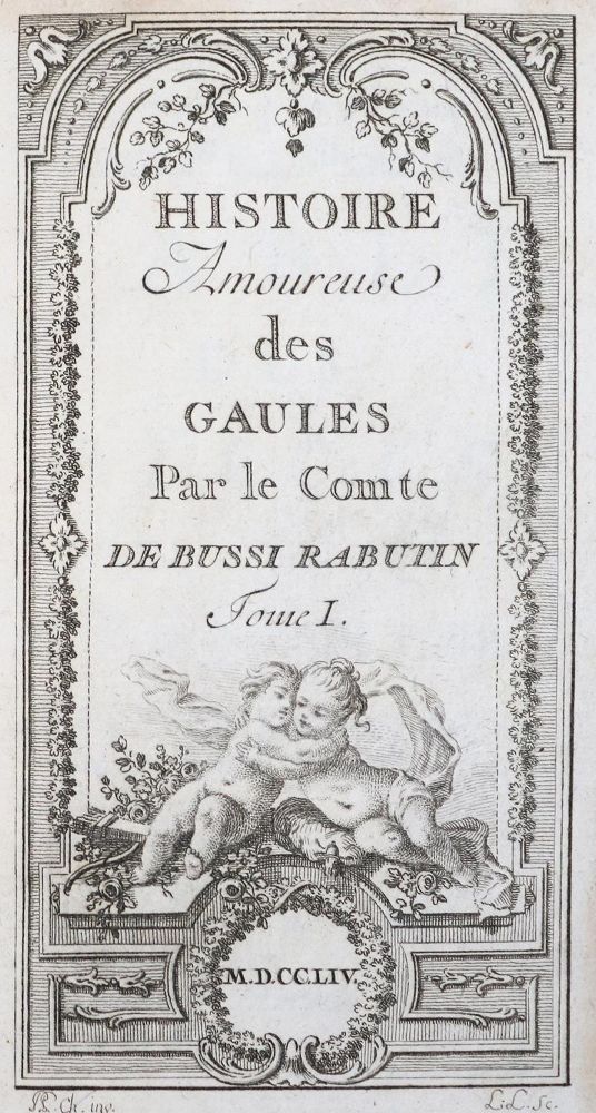 Große Abbildung Nr.1: 133-737 Bussy-Rabutin, Roger de.: (Literatur und illustrierte Bücher bis 19.Jahrhundert)