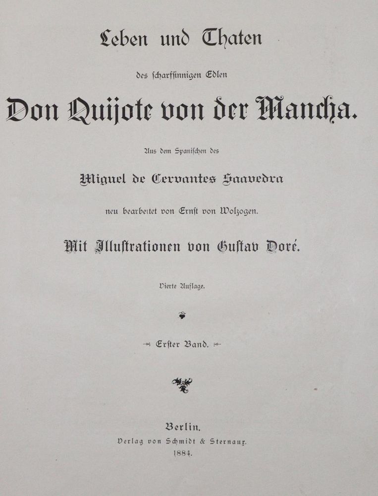 Große Abbildung Nr.1: 133-741 Cervantes Saavedra,M.de.: (Literatur und illustrierte Bücher bis 19.Jahrhundert)